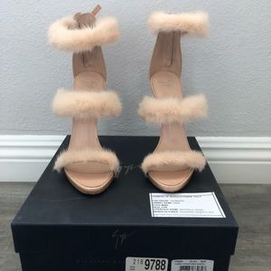Giuseppe Zanotti Mink Sandal - Blush - Size 38